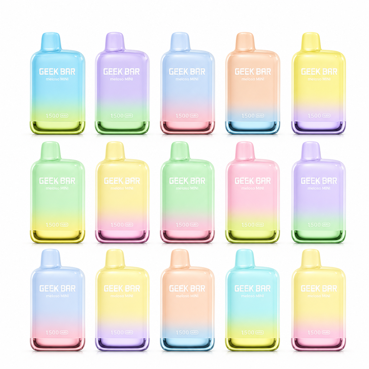 Geek Bar Meloso MINI 1500 lineup